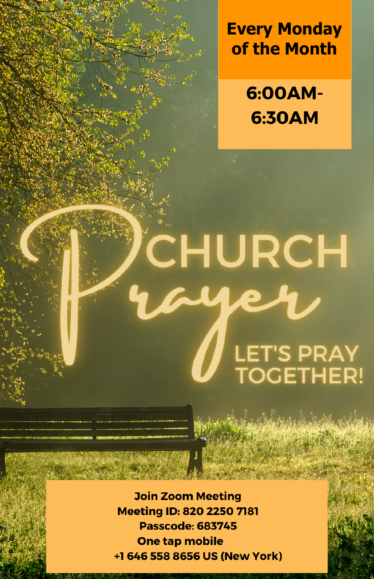 Morning Prayer with Pastor