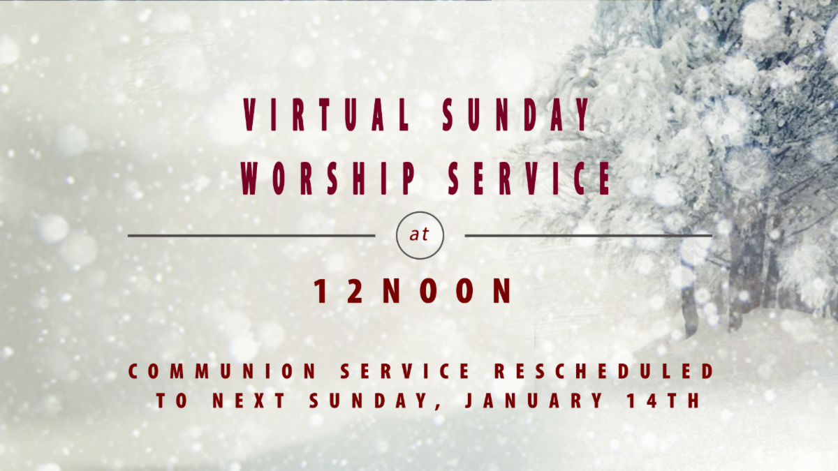 Virtual Sunday Worship Service