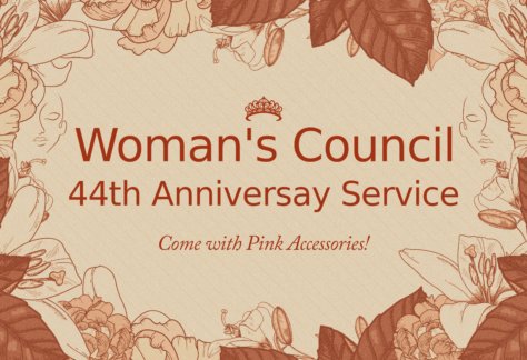 Woman's Council Anniversary Service