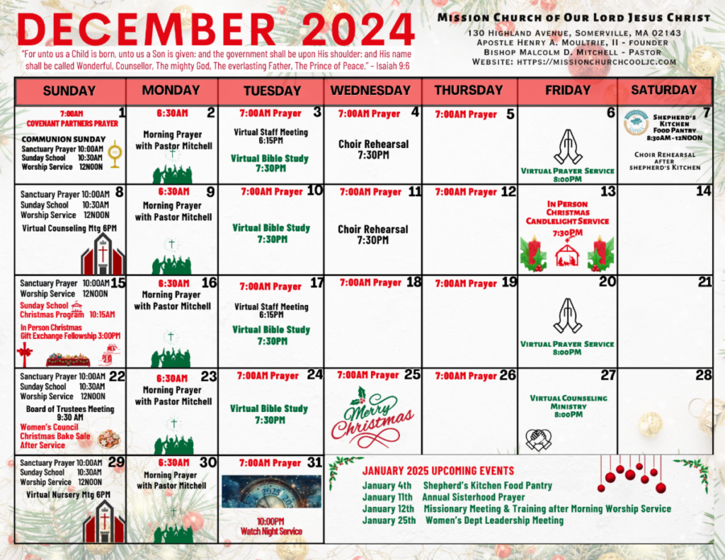 December Calendar