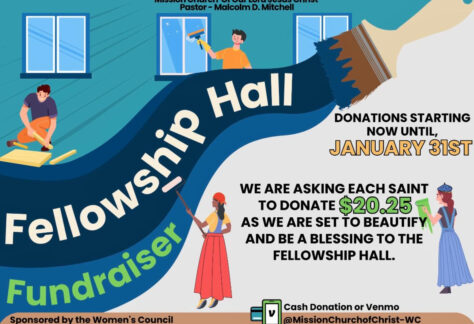 Fellowship Hall Fundraiser