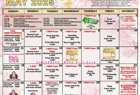 May Calendar