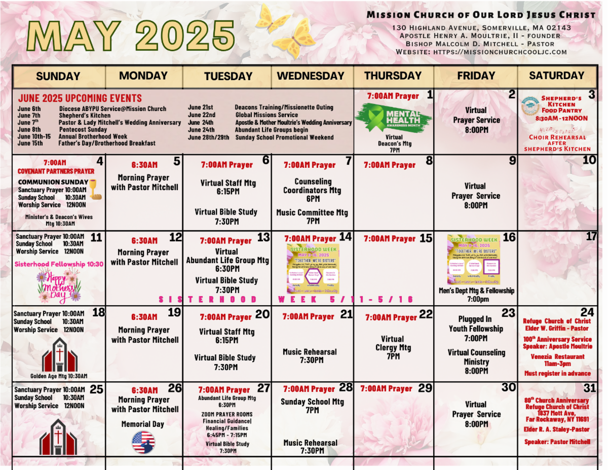 May Calendar