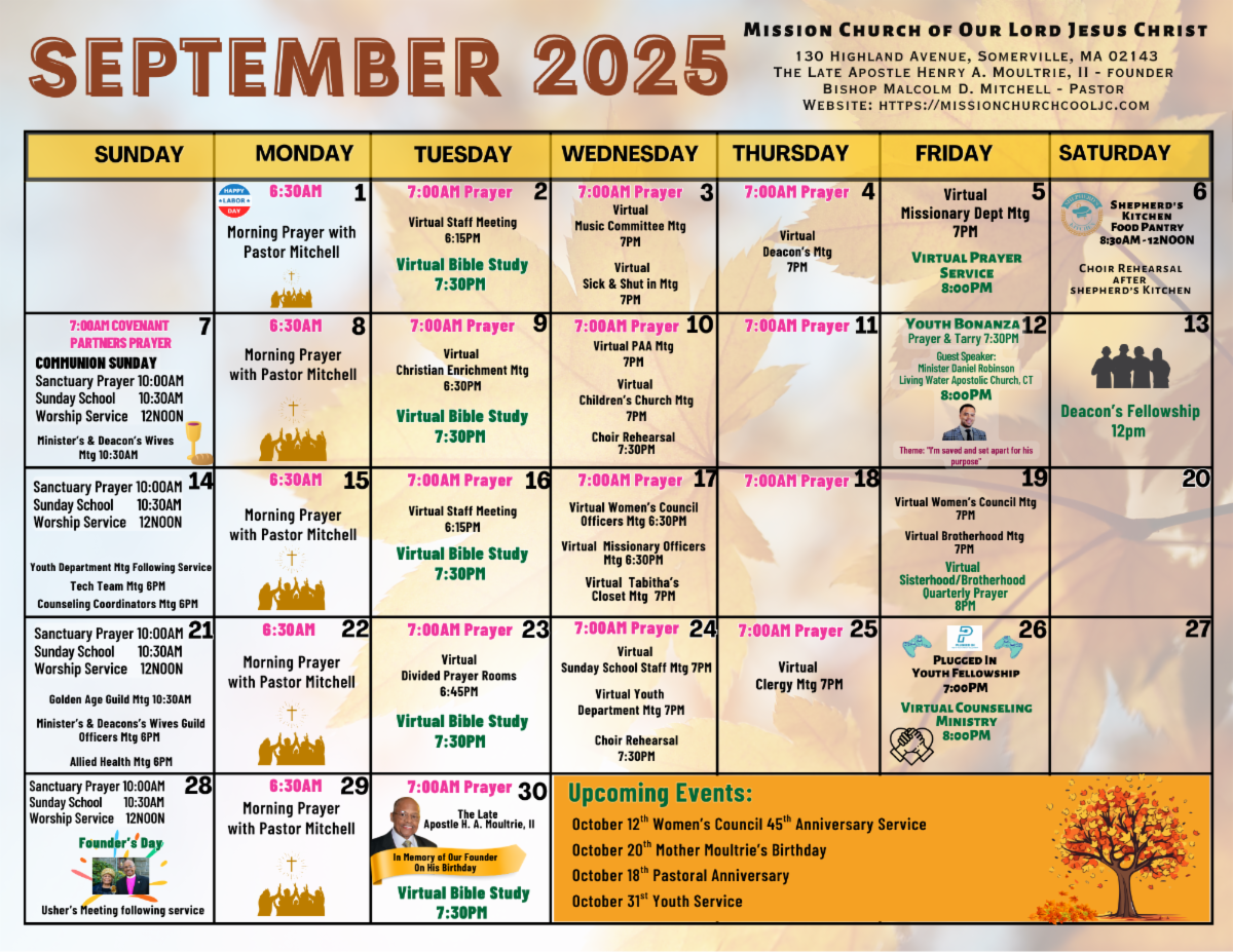 Church Calendar