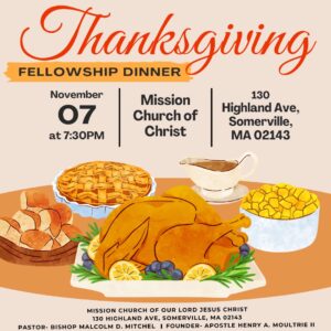 Thanksgiving Fellowship Dinner