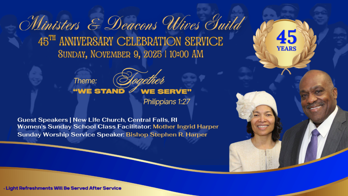 MINISTERS & DEACONS WIVES GUILD ANNIVERSARY SERVICE