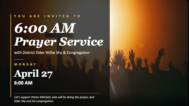 Morning Prayer 6AM
