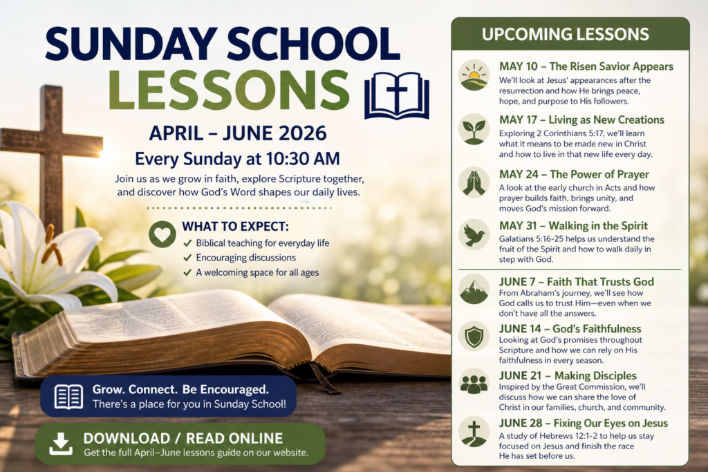 Sunday school lessons Q2 2026